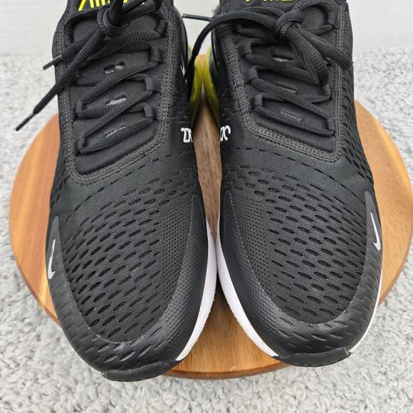 Nike Men 14 Air Max 270 Black Opti Yellow Casual Daily Gym Sneaker FN8006-001 - Picture 6 of 12